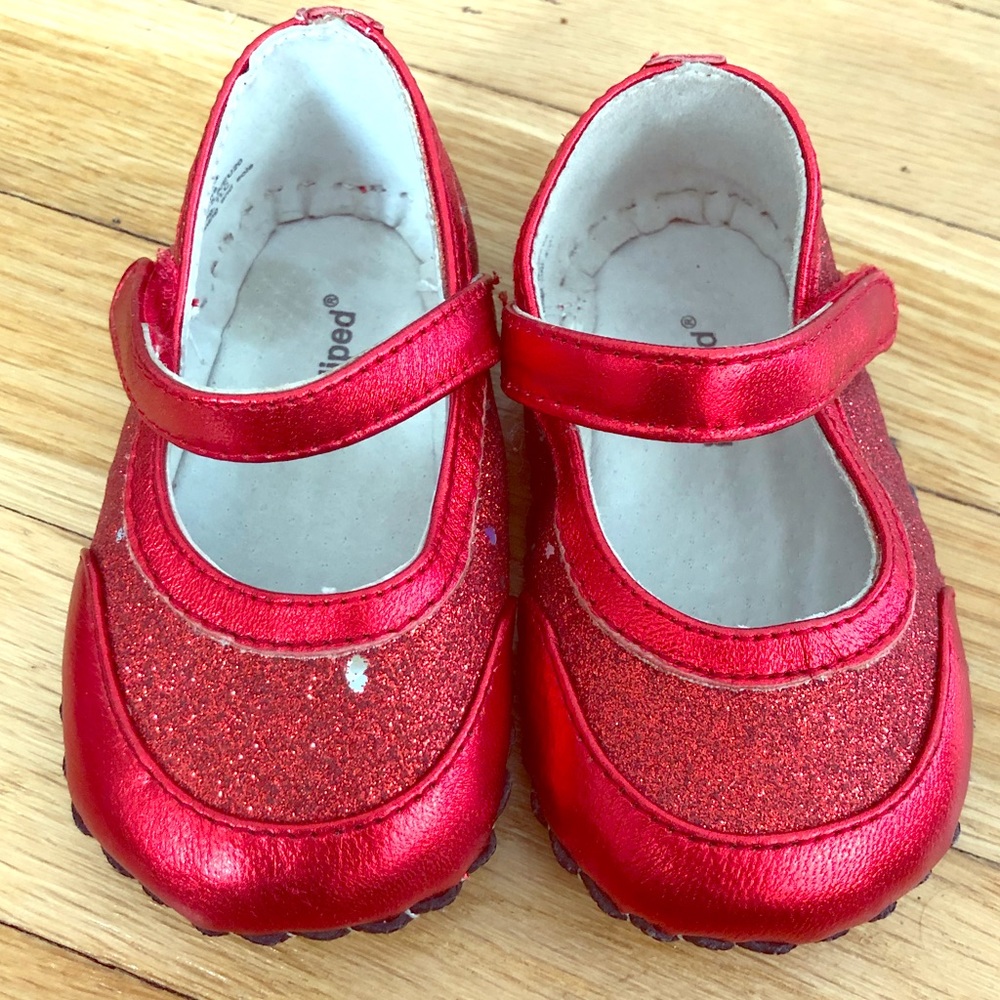Pediped “ruby slippers”